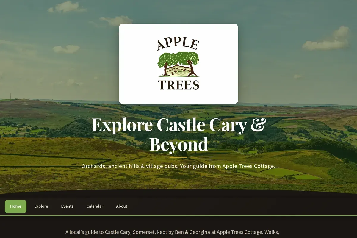 Apple Trees Cottage interface preview