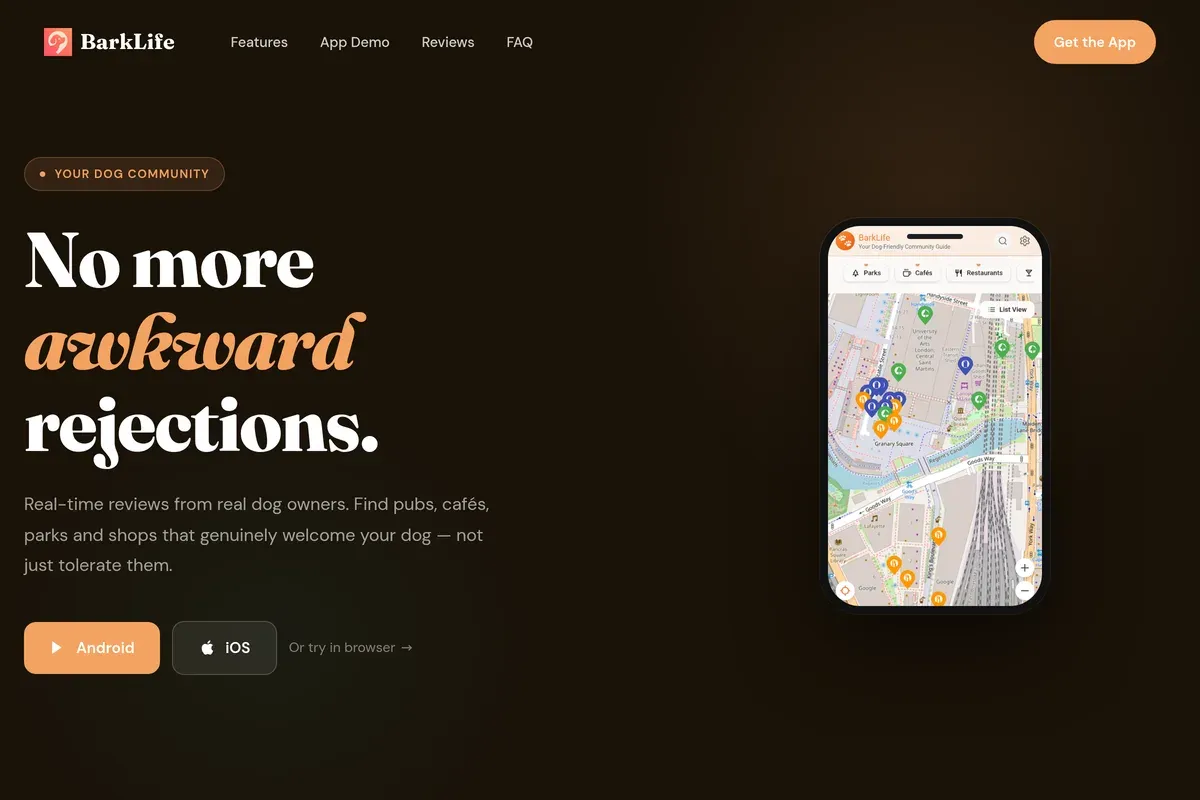 BarkLife interface preview
