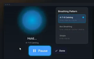 Still Point interface